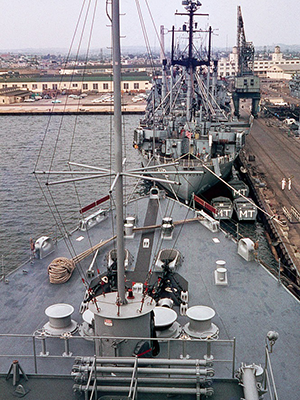USS Anchorage would arrive at its new/first home port of San Diego, CA, July 26, mooring starboard side Pier 5, Berth 55 at 1125